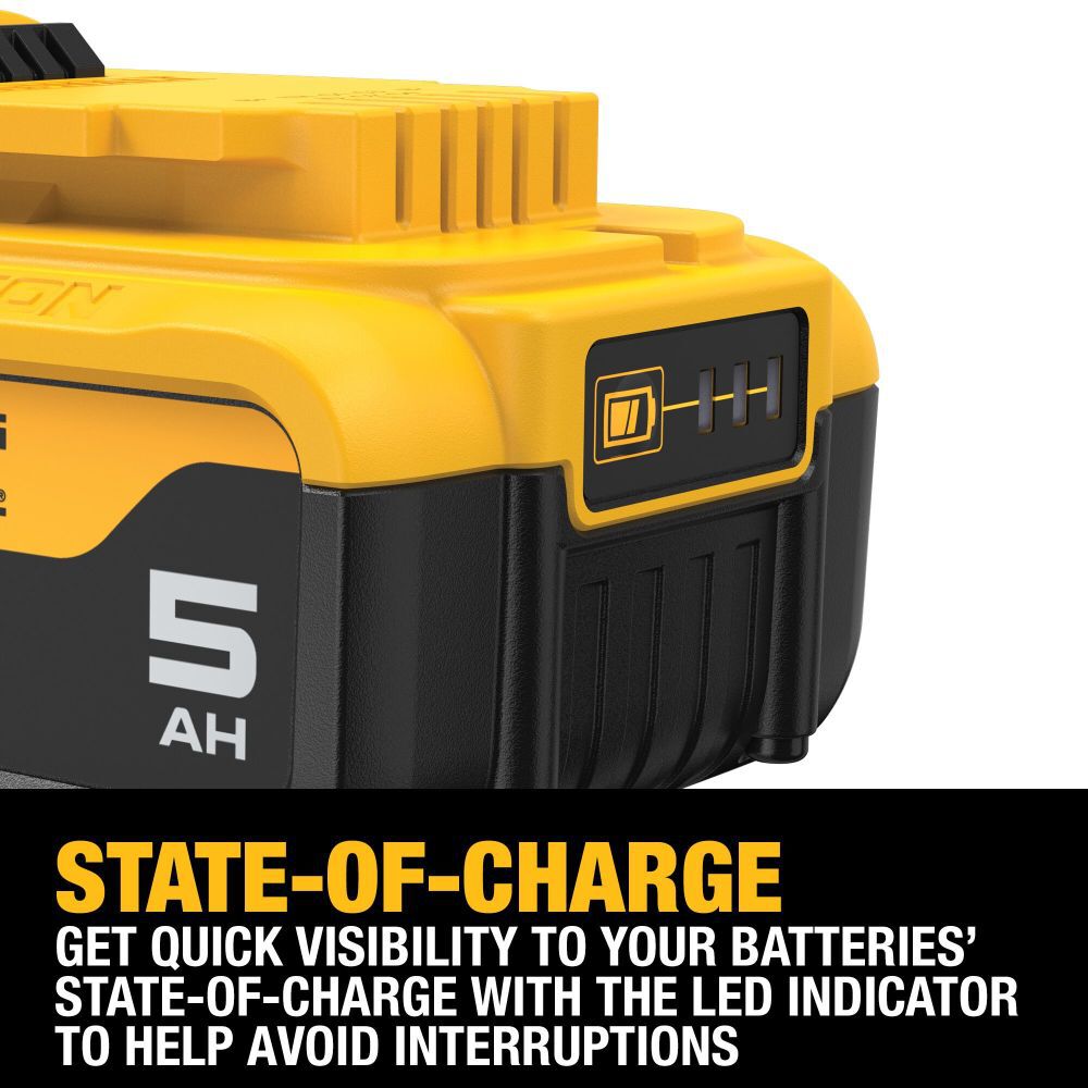 DeWalt DCB205-2C 20V MAX 5.0AH BARE TOOLS STARTER KIT