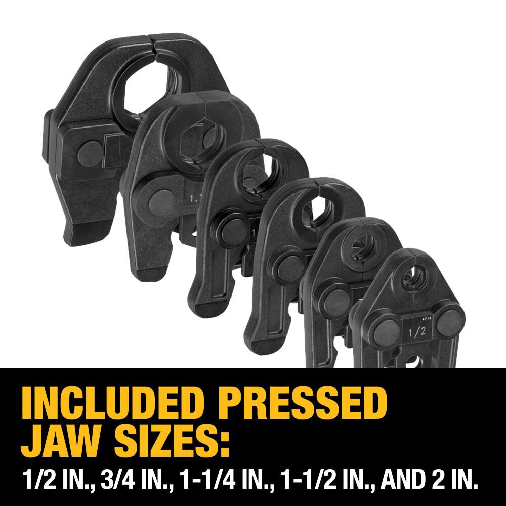 DeWalt DCE200M2K 20V MAX COPPER PIPE CRIMPING TOOL KIT