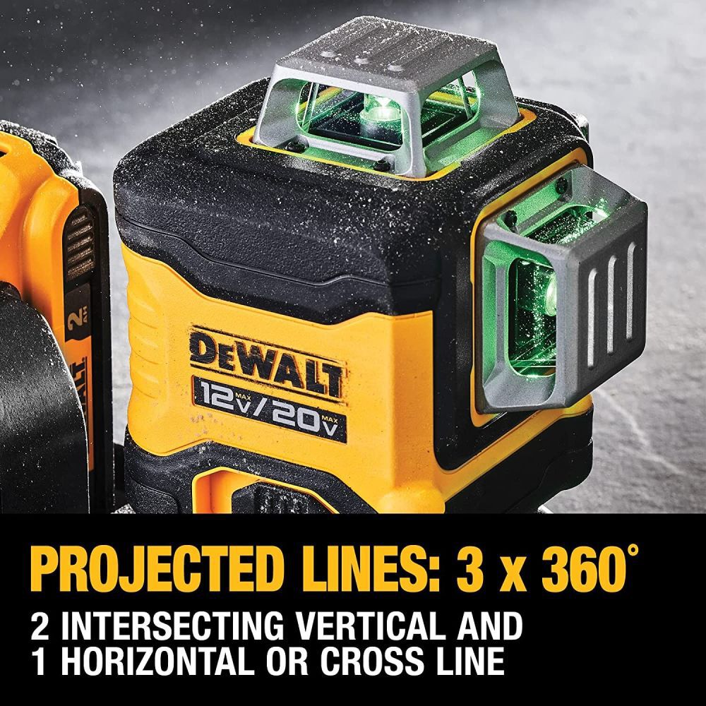 DeWalt DCLE34030GB DEWALT 3 X 360 20V BAREMPLATE