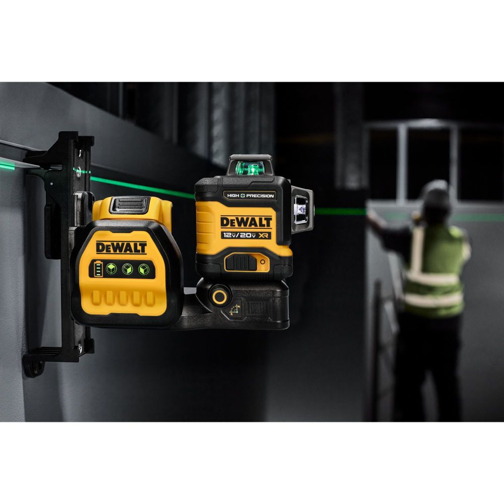 DeWalt DCLE34033D1 20V HIGH PREC 3X360 GREEN LASER