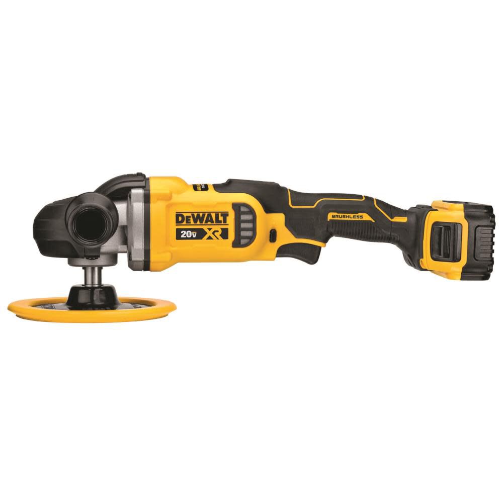 DeWalt DCM849P2 20V 7IN VS ROTARY POLISHER KITTED