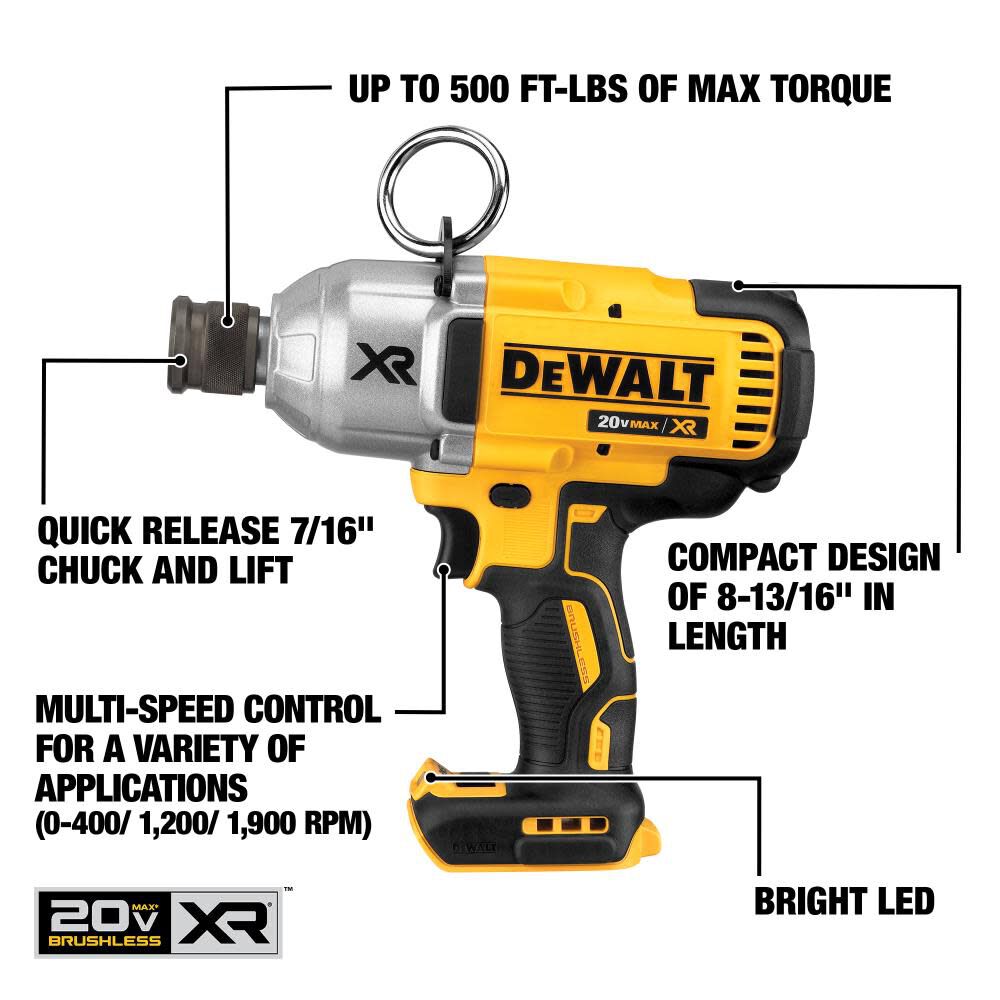 DeWalt DCF898B 20V BL 7/16 IMPACT WRENCH (BARE)