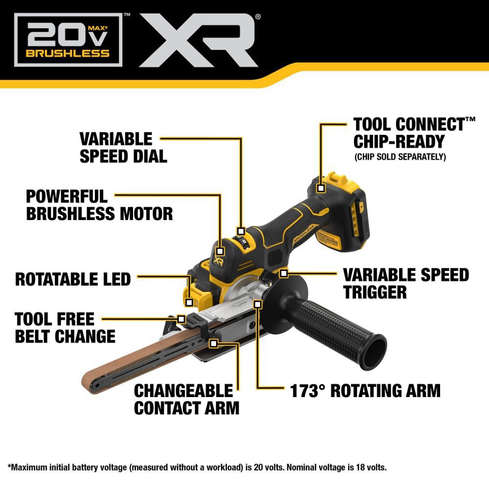 DeWalt DCM200B 20V XR BANDFILE BARE