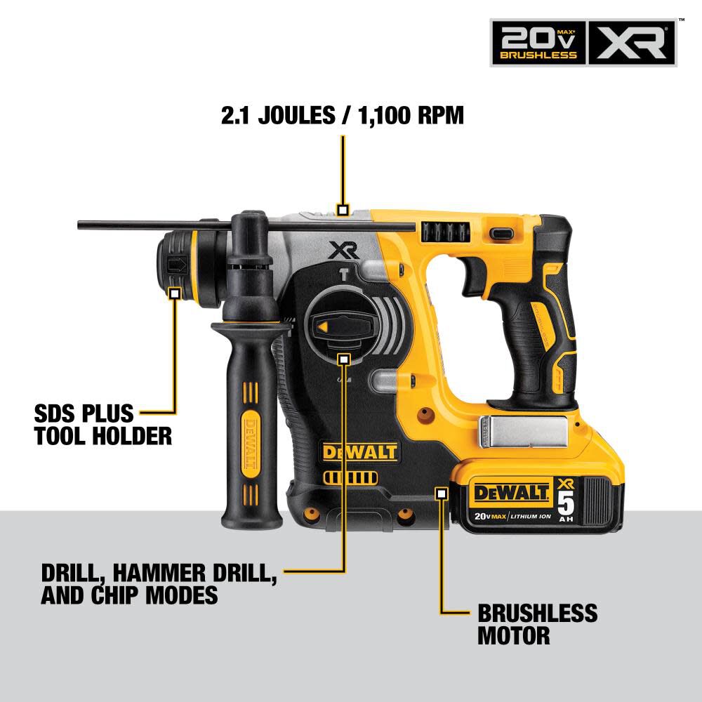 DeWalt DCH273P2 1 IN SDS PLUS ROTARY HAMMER