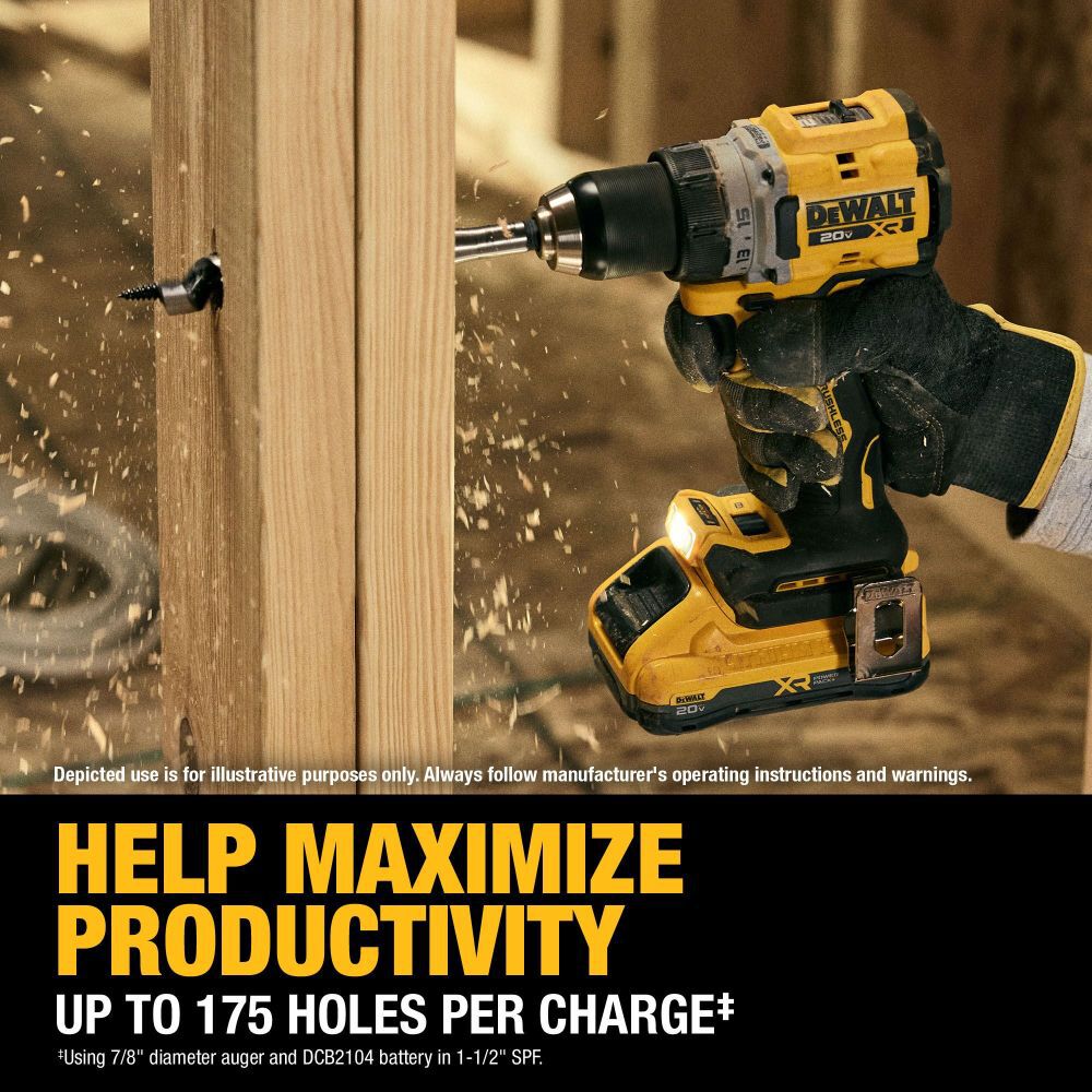 DeWalt DCD801QQ2 20V MAX XR DRILL DRIVER-KIT