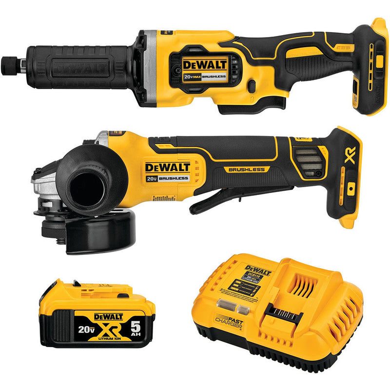 DeWalt DCK203P1 20V MAX XR 2-KIT (GRINDER/DIE GRIN