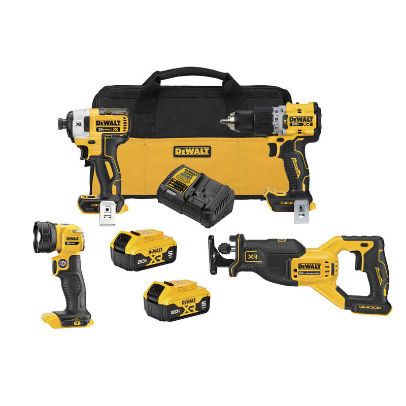 DeWalt DCK449P2 20V MAX XR BRUSHLESS 4-TOOL COMBO KIT