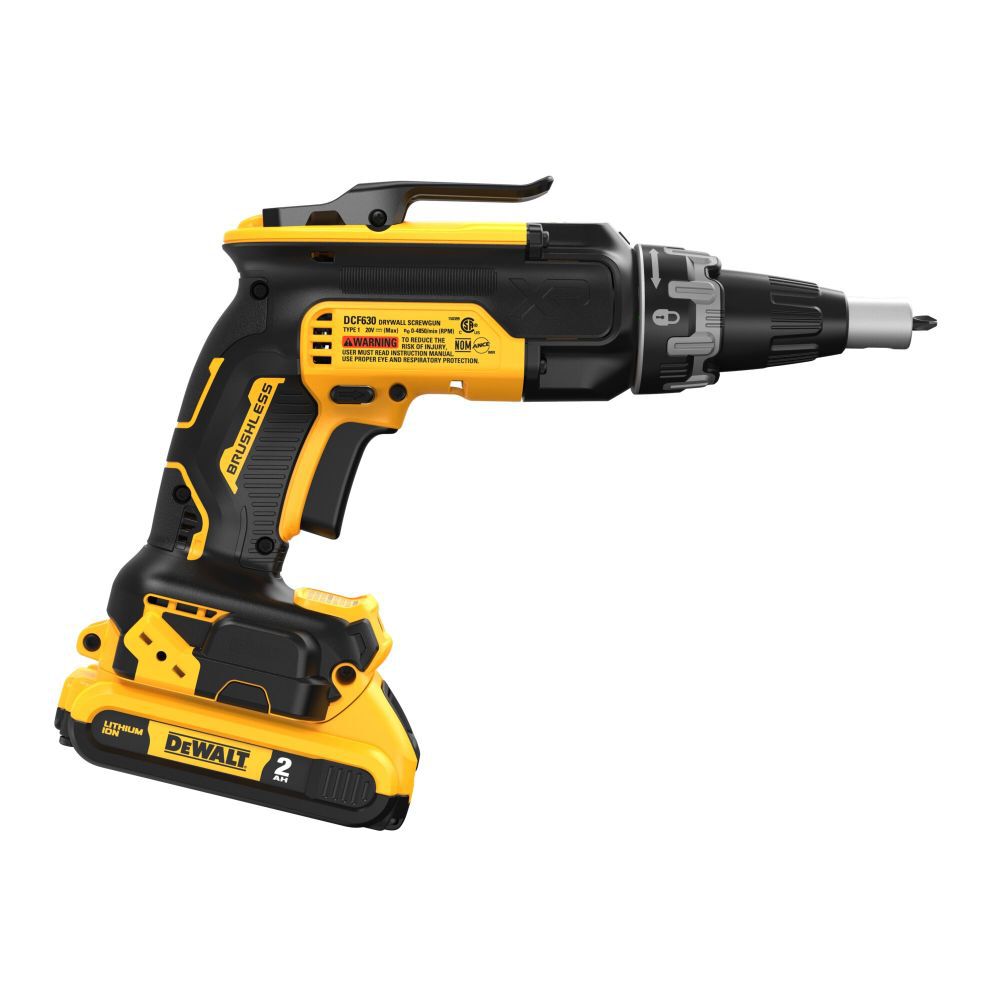 DeWalt DCF630D2 20V MAX BL DRYWALL SCREWGUN 2.0AH KIT