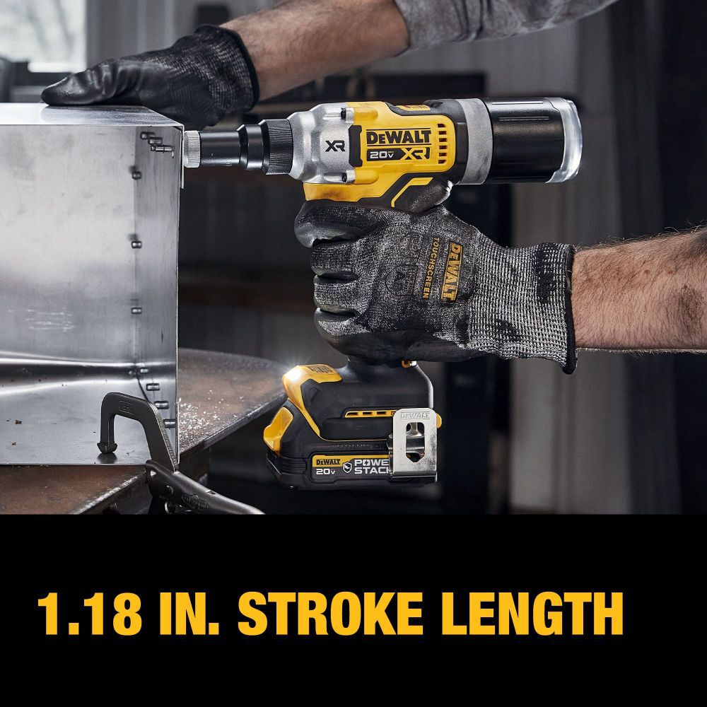 DeWalt DCF414GE2 20V MAX 1/4 RIVET TOOL PS 2X1.7AH GFN KT