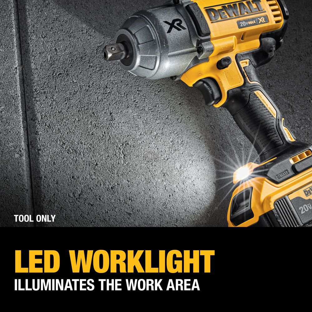 DeWalt DCF899B 20V BL 1/2 IN IMPACT WR W. DETENT (BARE)