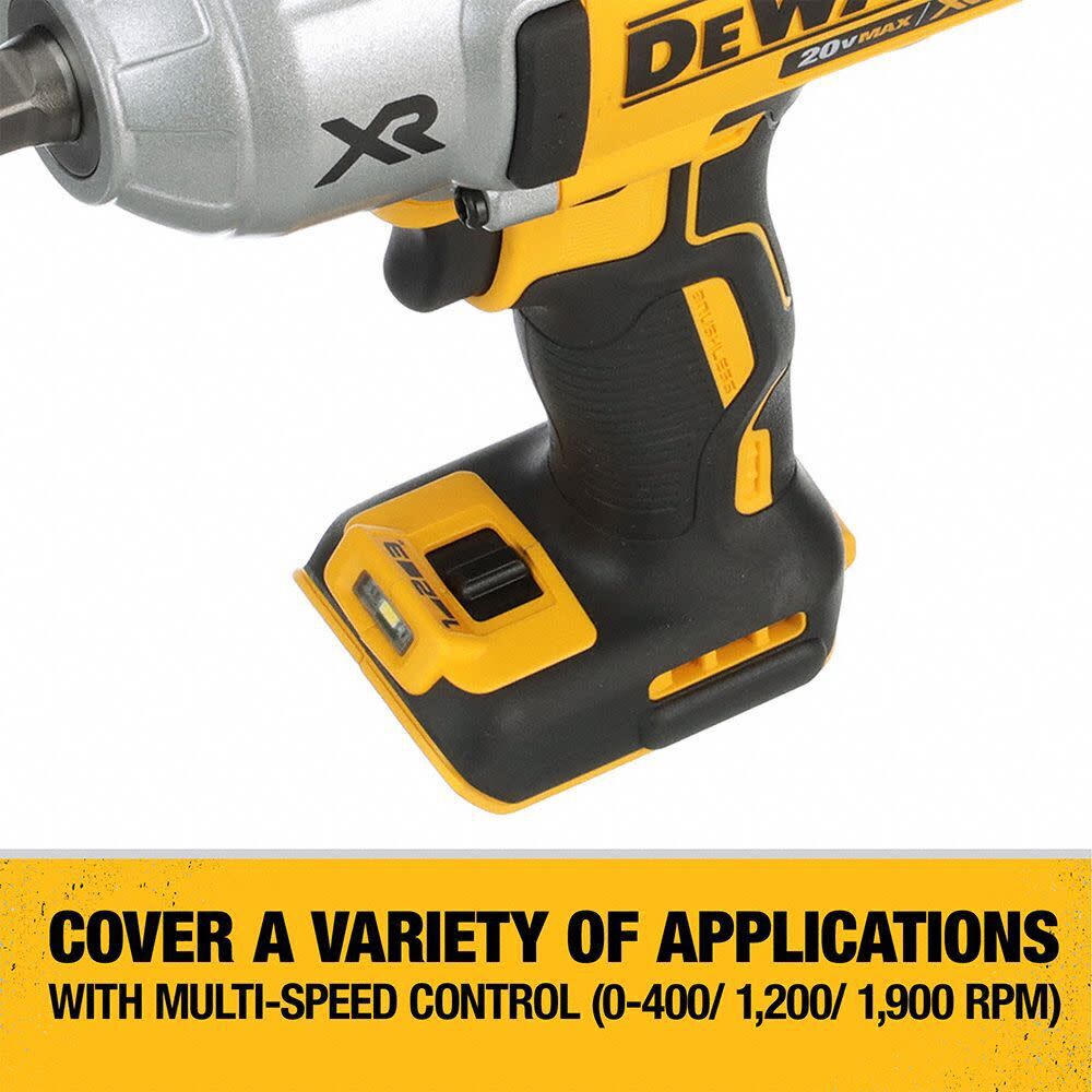 DeWalt DCF899B 20V BL 1/2 IN IMPACT WR W. DETENT (BARE)