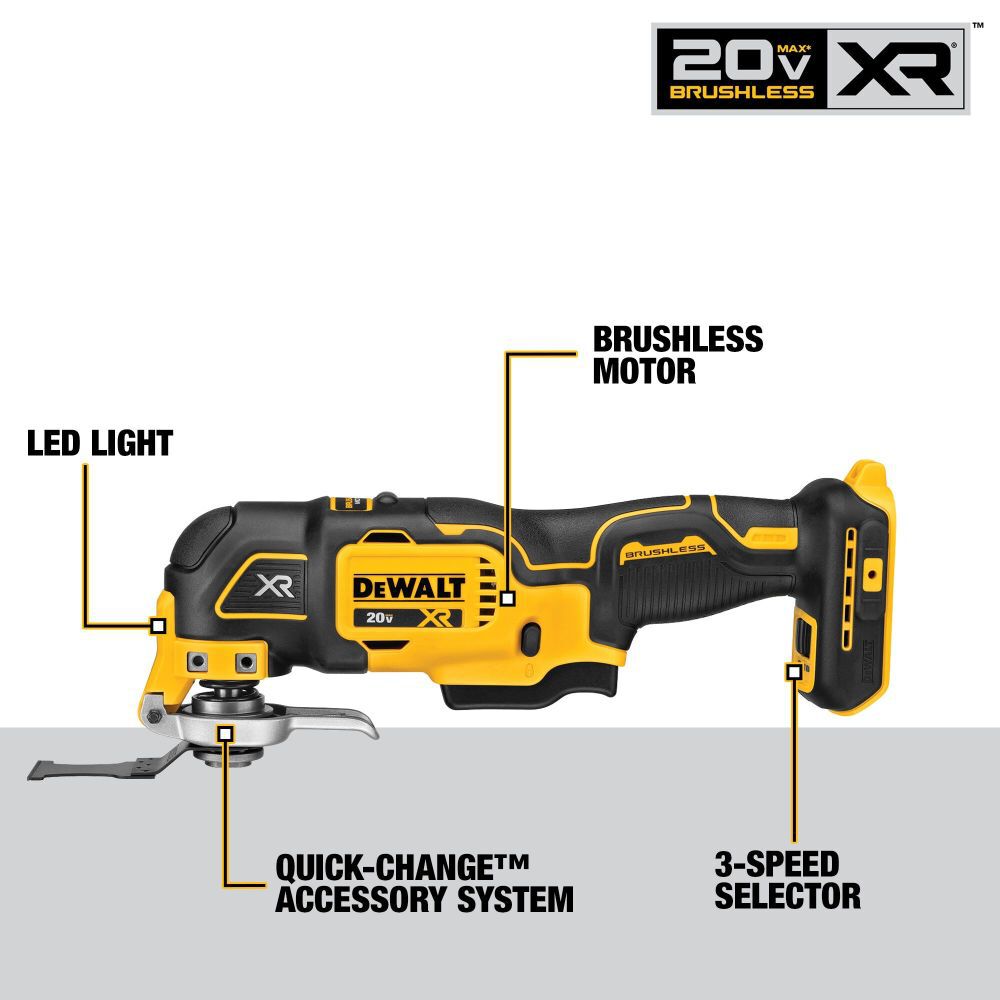 DeWalt DCS356C1 20V MAX OSCILLATING TOOL KIT