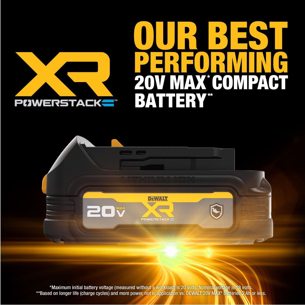 DeWalt DCBP034G 20V MAX POWERSTACK GFN COMPACT BATTERY