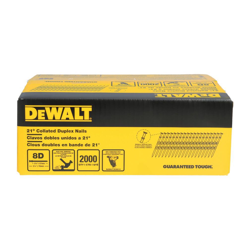 DeWalt DN275 8D Collated Duplex Nails