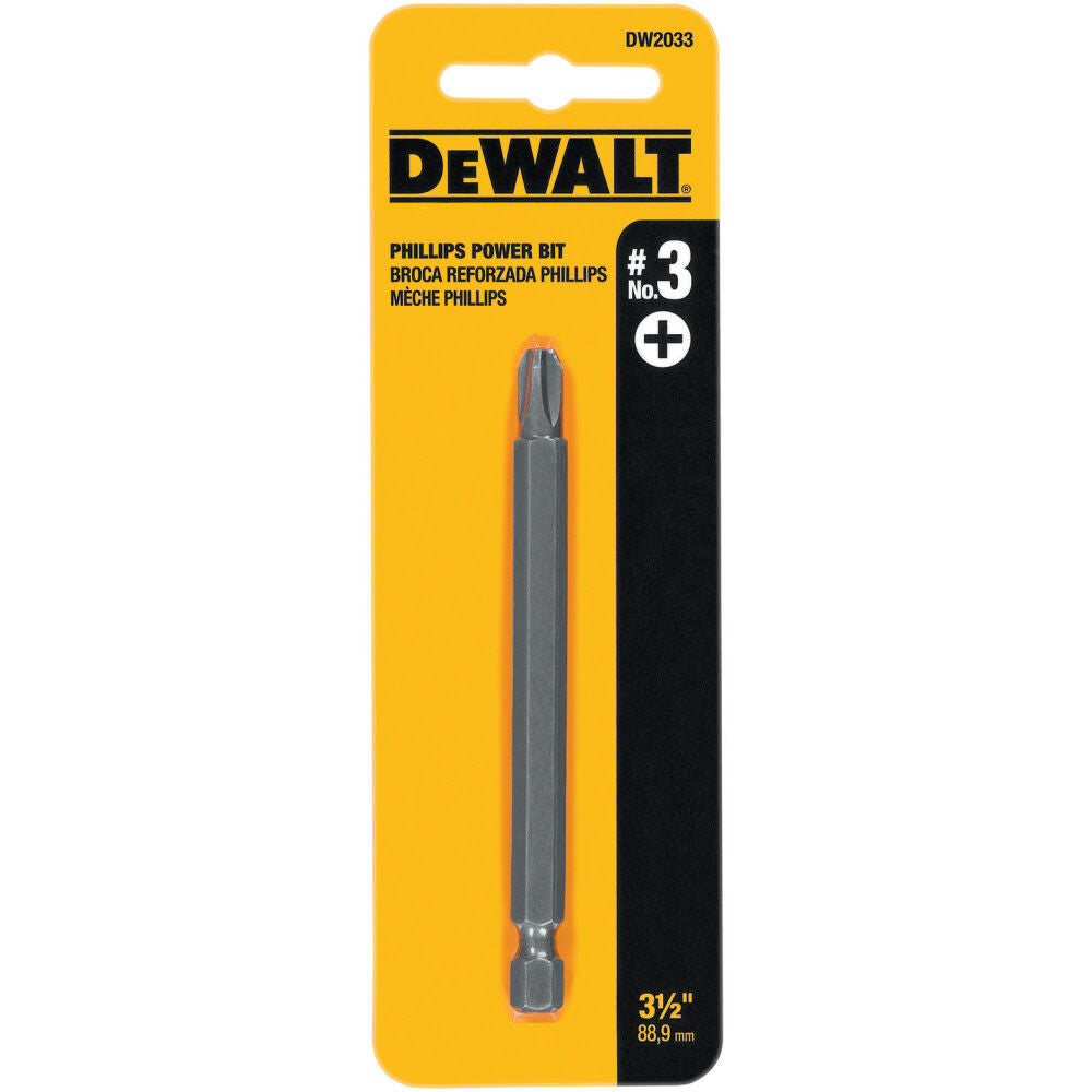 DeWalt DW2033 NO3 31/2IN PHIL POWER BIT
