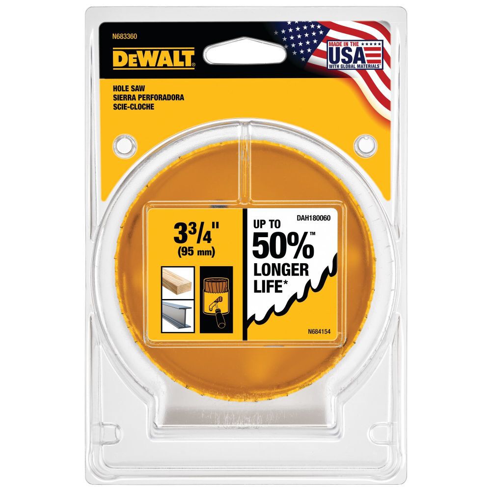DeWalt DAH180072 4-1/2 (114MM) HOLESAW