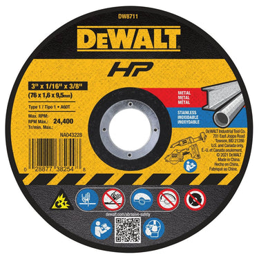 DeWalt DW8711 3 X 1/16 X 3/8 A60T