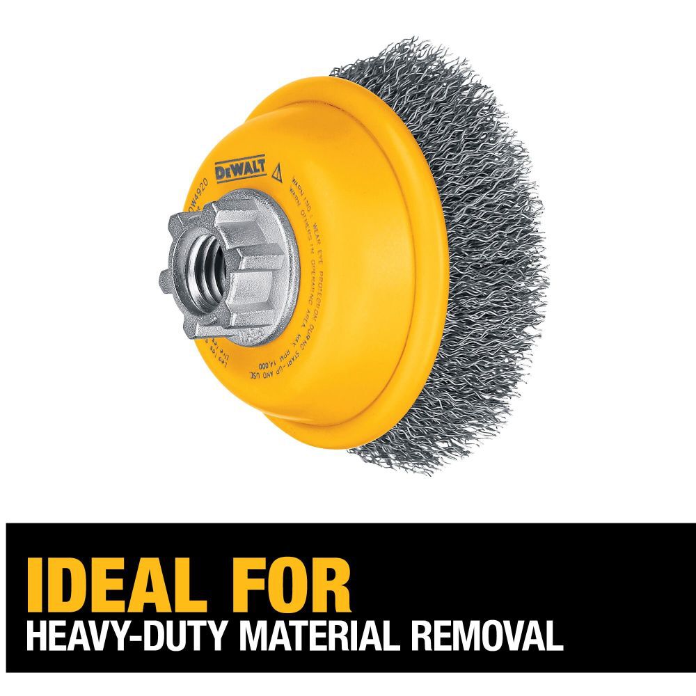 DeWalt DW4920 3IN CRIMPED CUP BRUSH