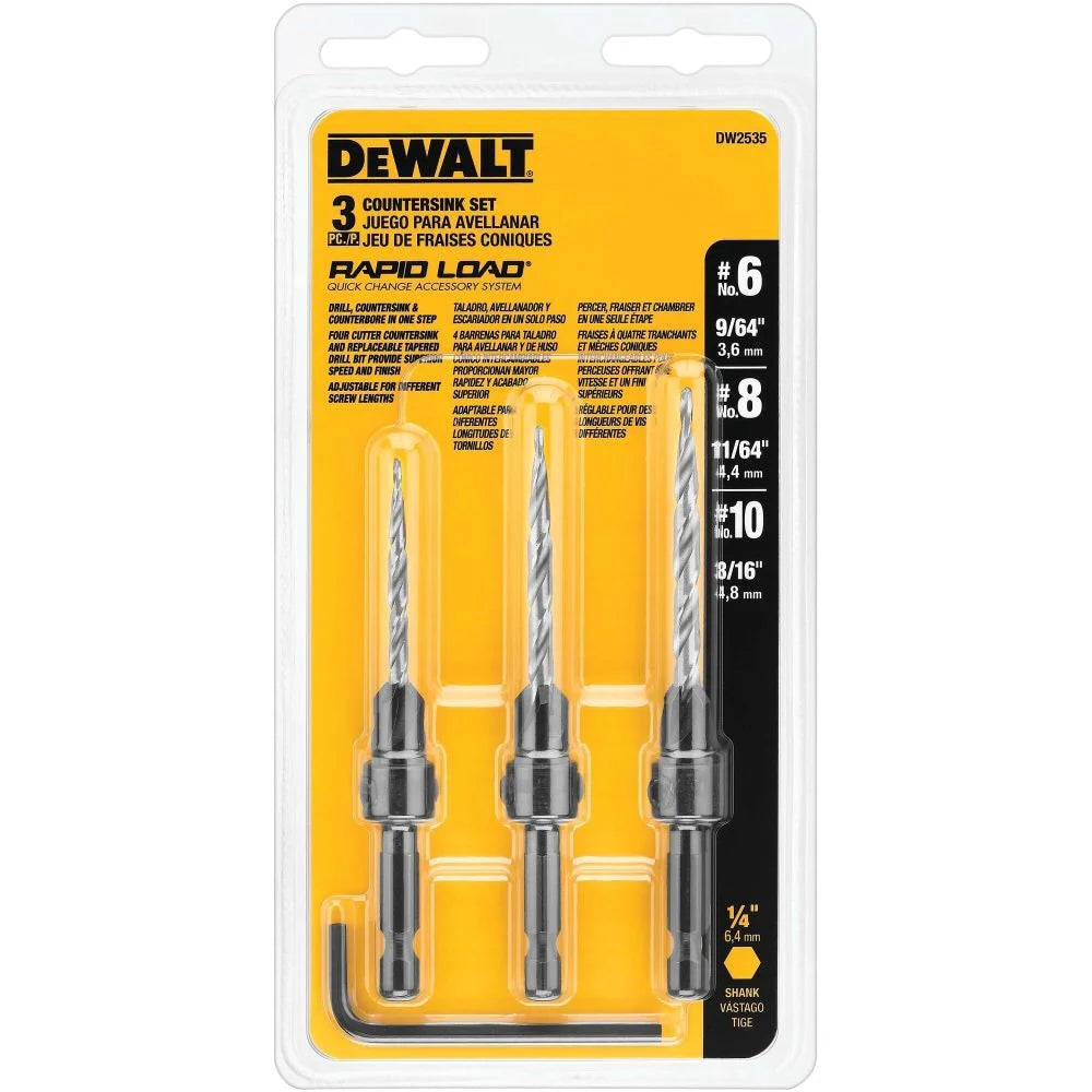 DeWalt DW2535 3 COUNTERSINK 6810
