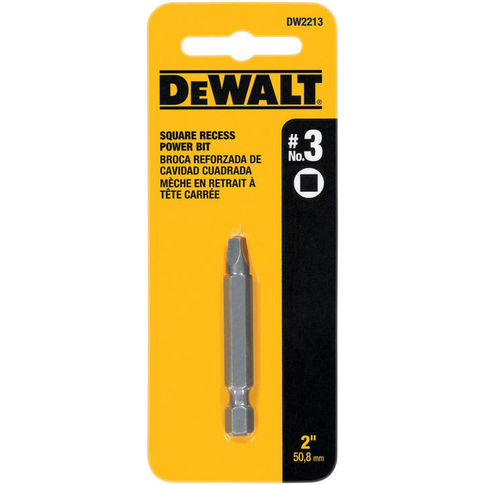 DeWalt DW2213 #3 SQUARE RECESS POWER BT