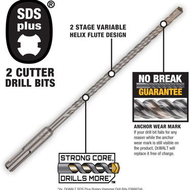 DeWalt DW5402 3/16 x 2 x 4 SDS - 2C