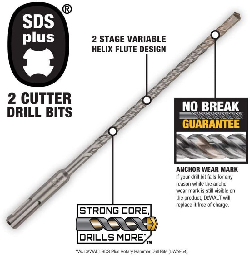 DeWalt DW5402 3/16 x 2 x 4 SDS - 2C