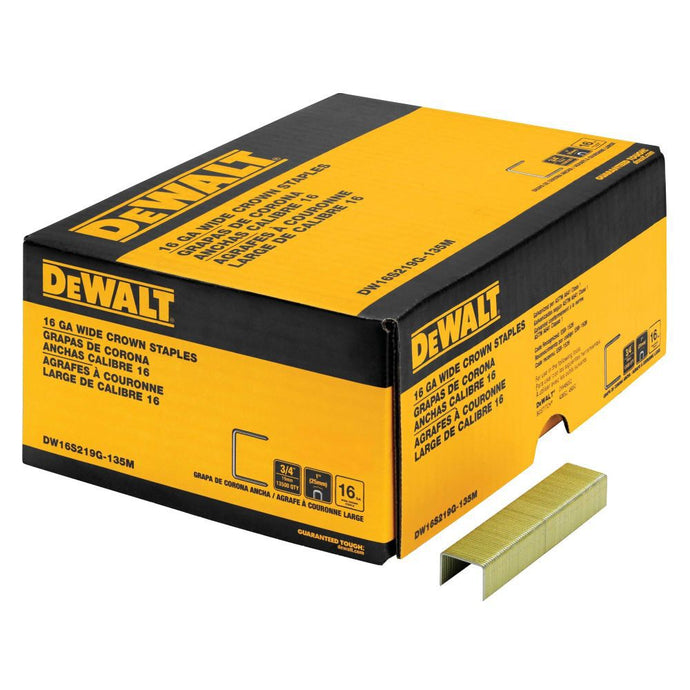 DeWalt DW16S219G-135M 3/4IN X 1IN WIDE CRWN STPLE 13.5M