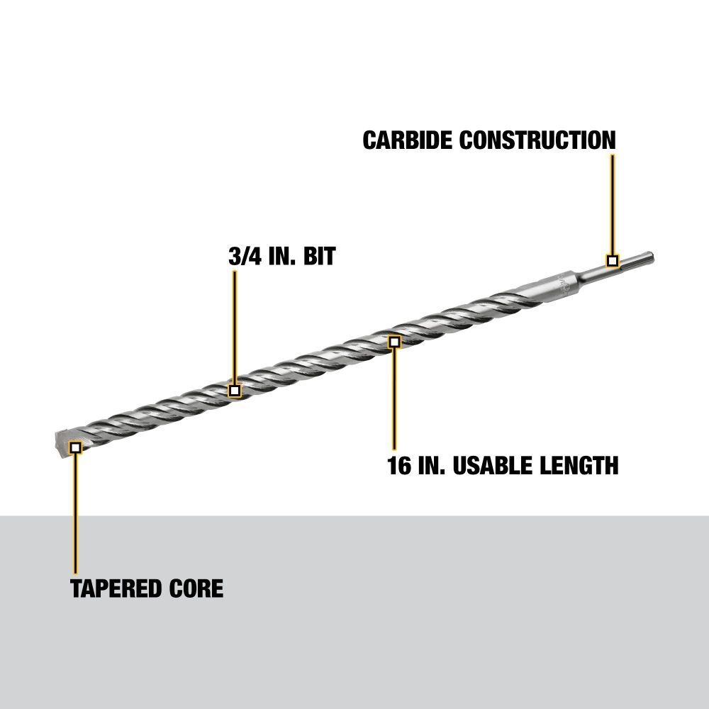 DeWalt DW5456 3/4 x 16 x 18 SDS+ 2C