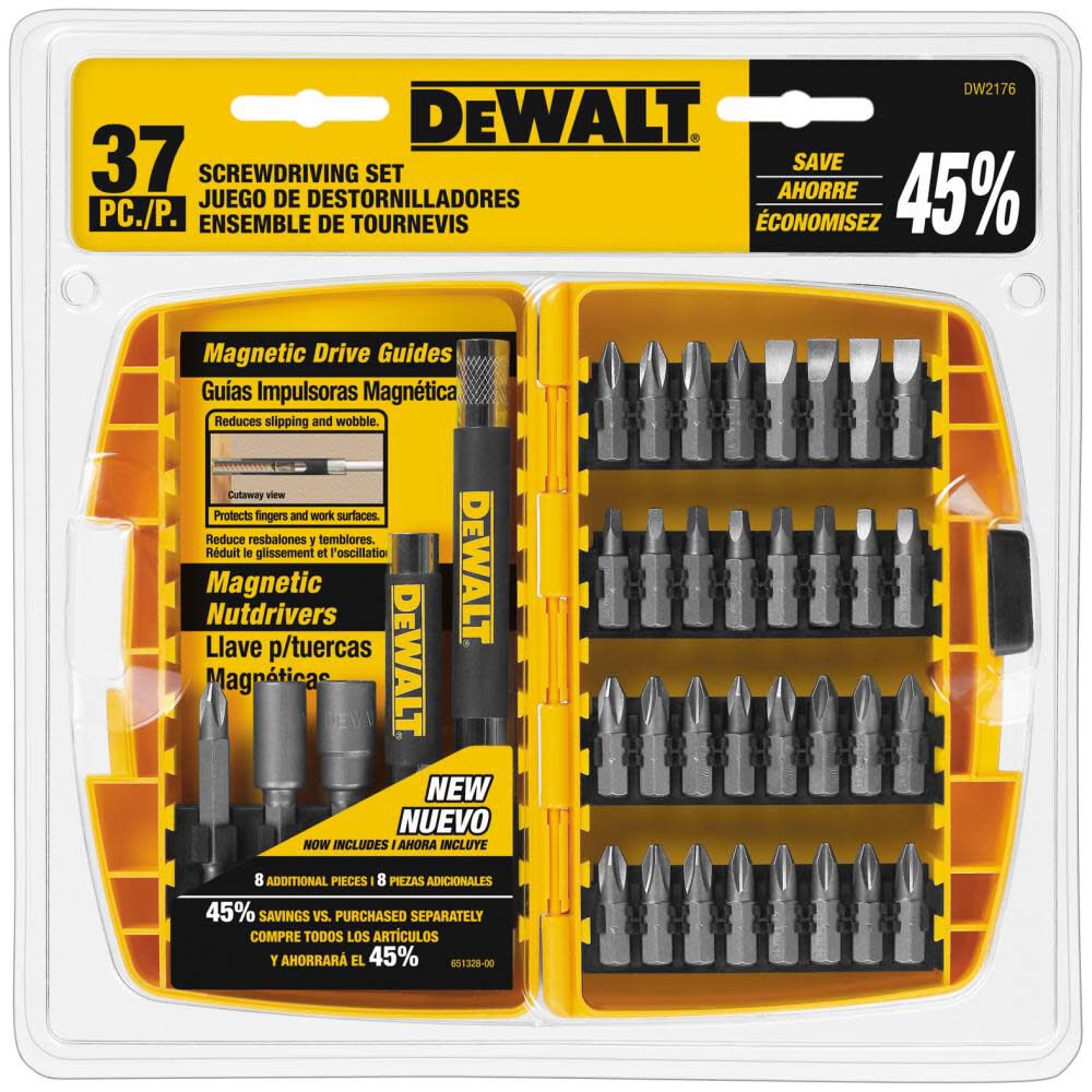 DeWalt DW2176 37 PC SCREWDRIVING SET