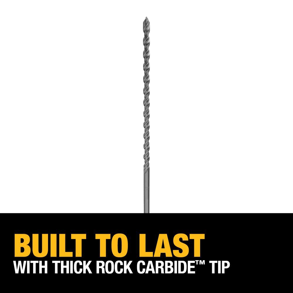 DeWalt DW5231 3/8X12 ROUND SHANK BIT