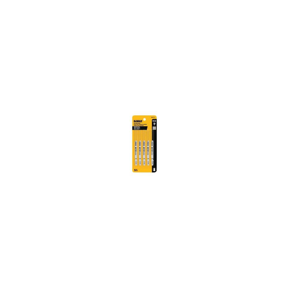 DeWalt DW3774-5 18TPI T-SHK COBALT JS BLD-5 PK