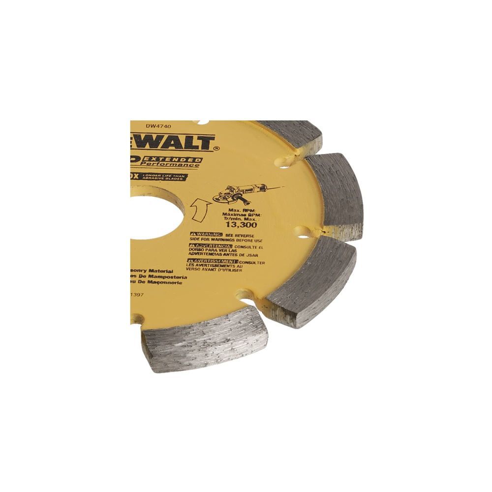 DeWalt DW4740 4-1/2 x .250 Diamond Tuck Point Blade