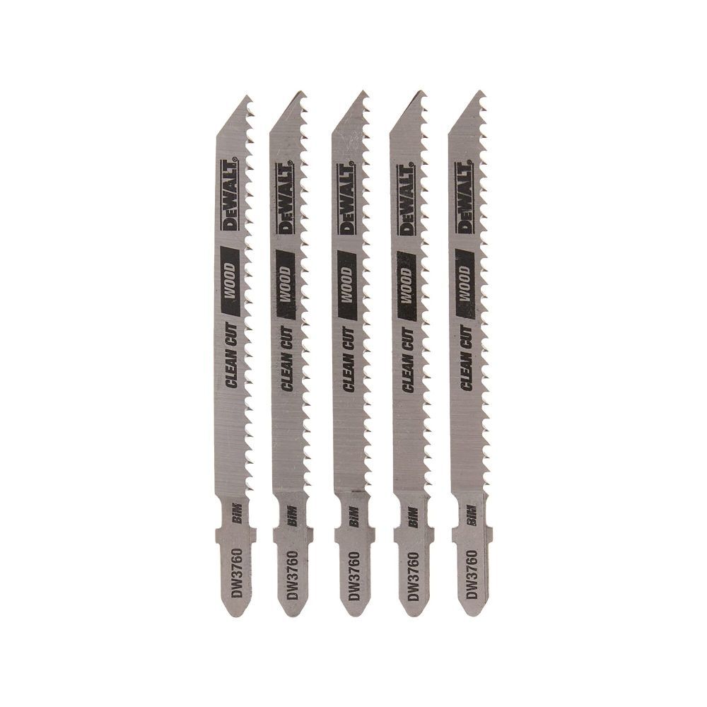 DeWalt DW3760-5 10TPI TG T-SHK COBALT JIG SAW BLD-5PK