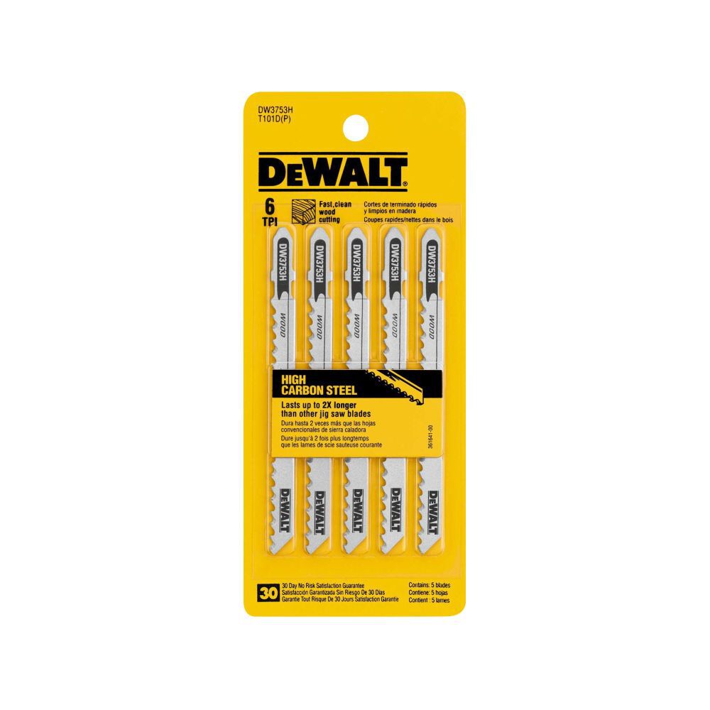 DeWalt DW3753H CLEAN CUT WOOD JIG BLADE