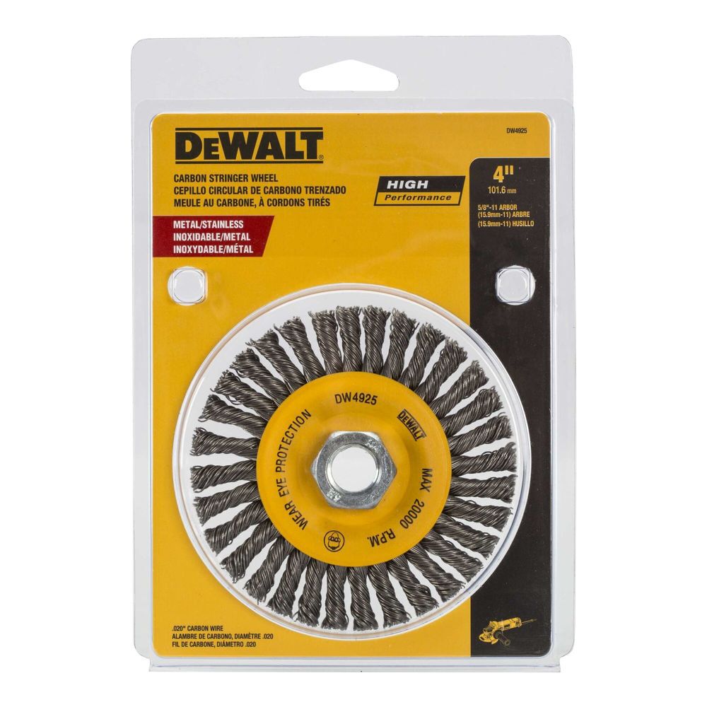 DeWalt DW4925 4 STRING BEAD WIRE WHL/CARBON STL5/8-11