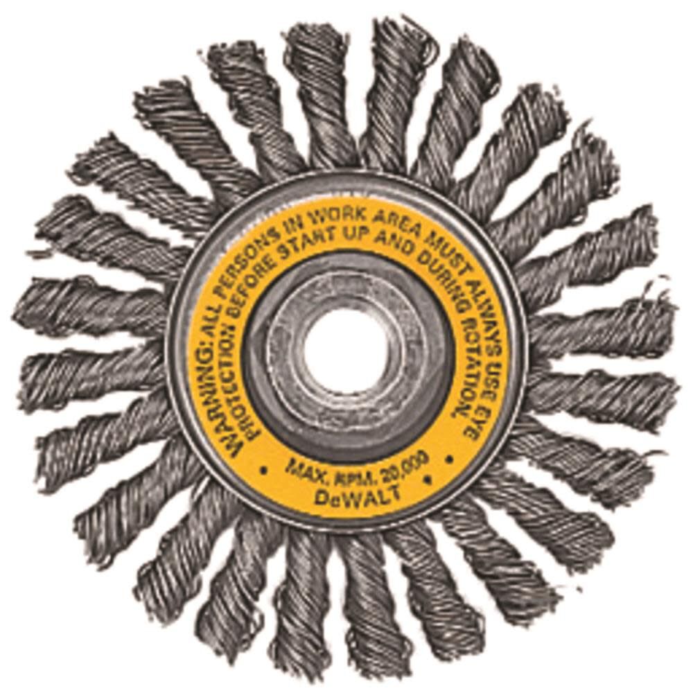 DeWalt DW4930 4IN KNOTTED WIRE BRUSH