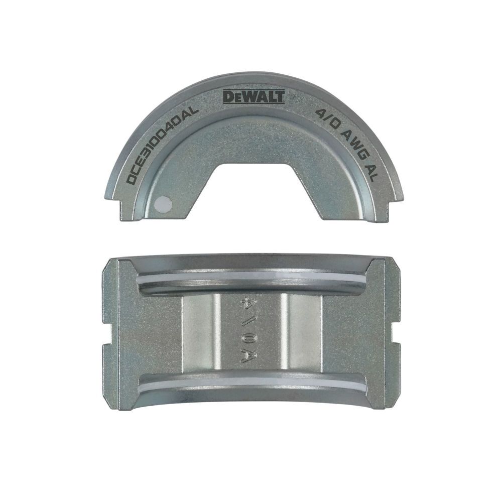 DeWalt DCE310040AL 4/0 ALUMINUM U-DIE SET