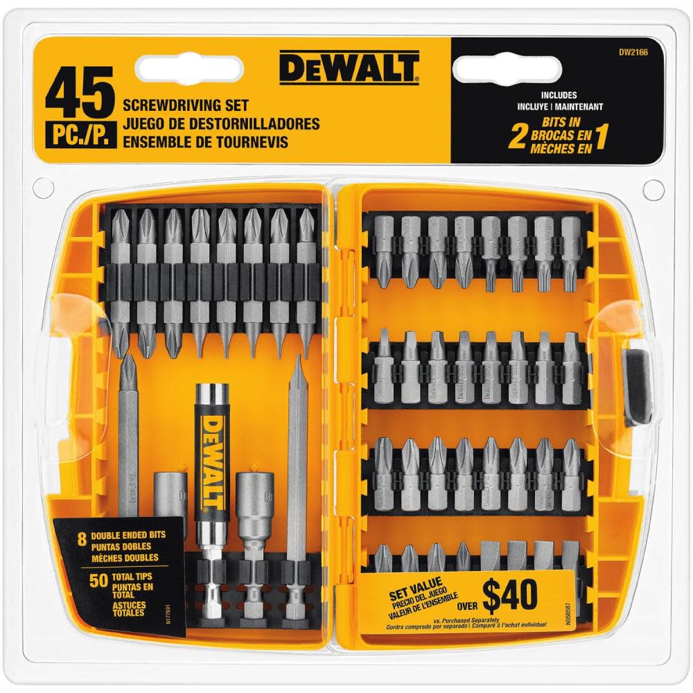 DeWalt DW2166 45PC Screwdriving STC