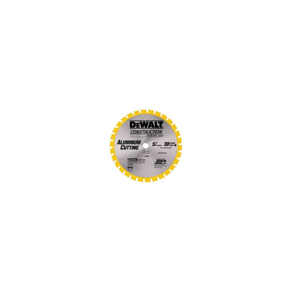 DeWalt DW9052 5-3/8IN 30T ALUM METALCUTTING 20mm ARBOR