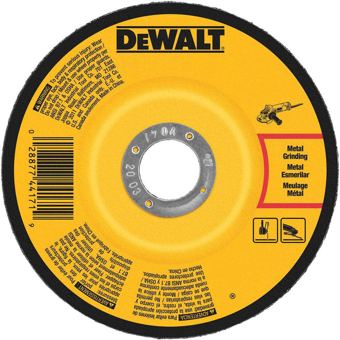 DeWalt DW4543 5 X 1/4 X 7/8 FAST CUTTING ABR