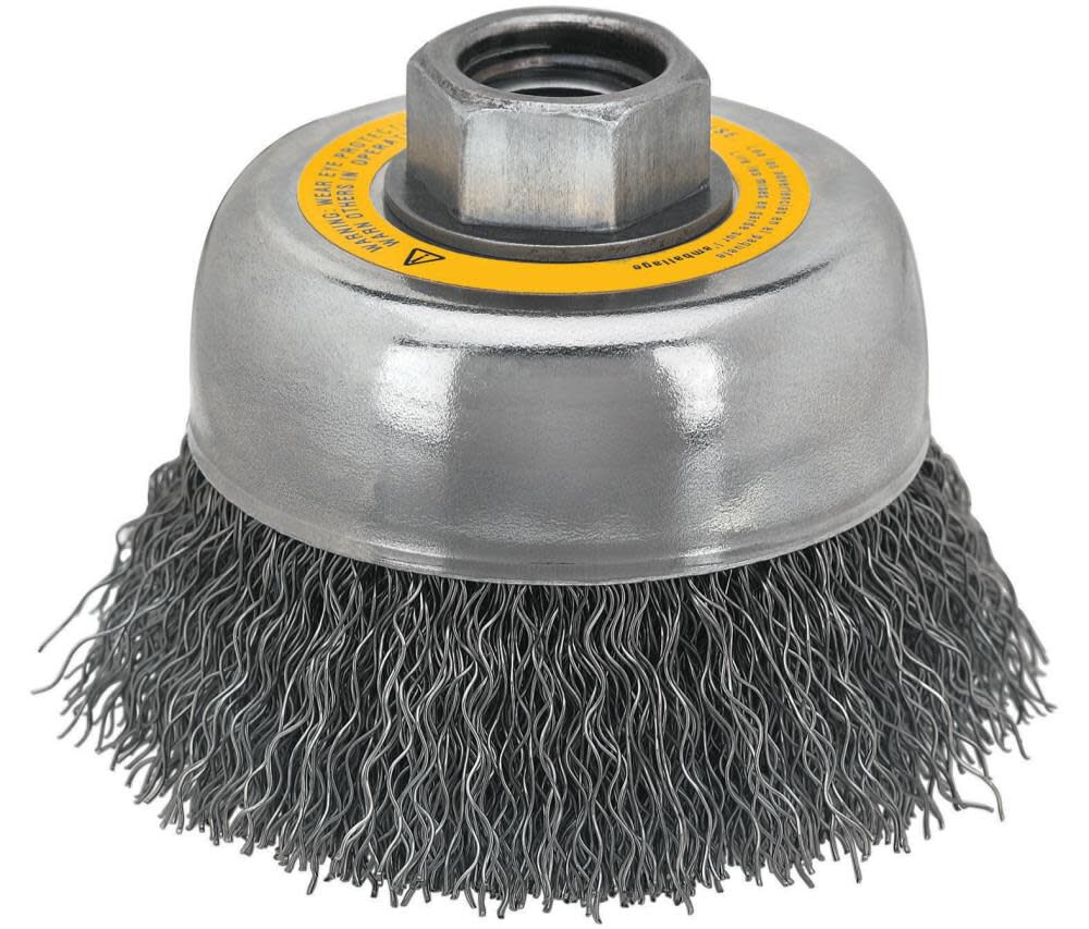 DeWalt DW4922 5IN CRIMP CUP BRUSH/CARBON STEEL 5/8-11