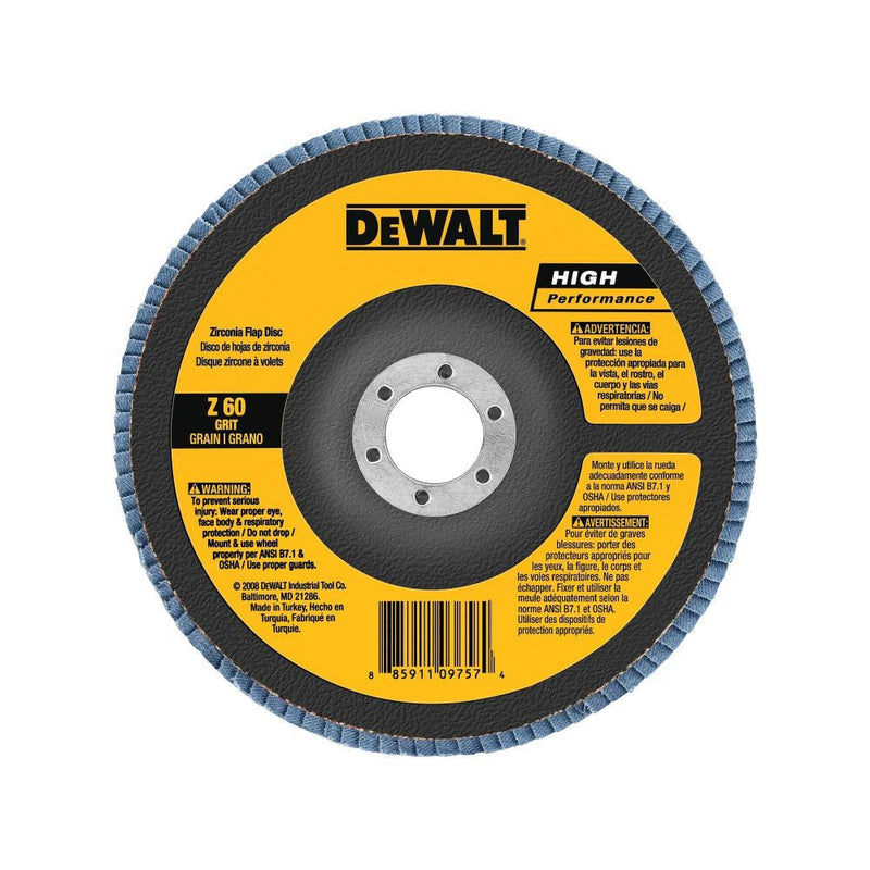 DeWalt DW8315 5 X 7/8 40G T29 HP FLAP