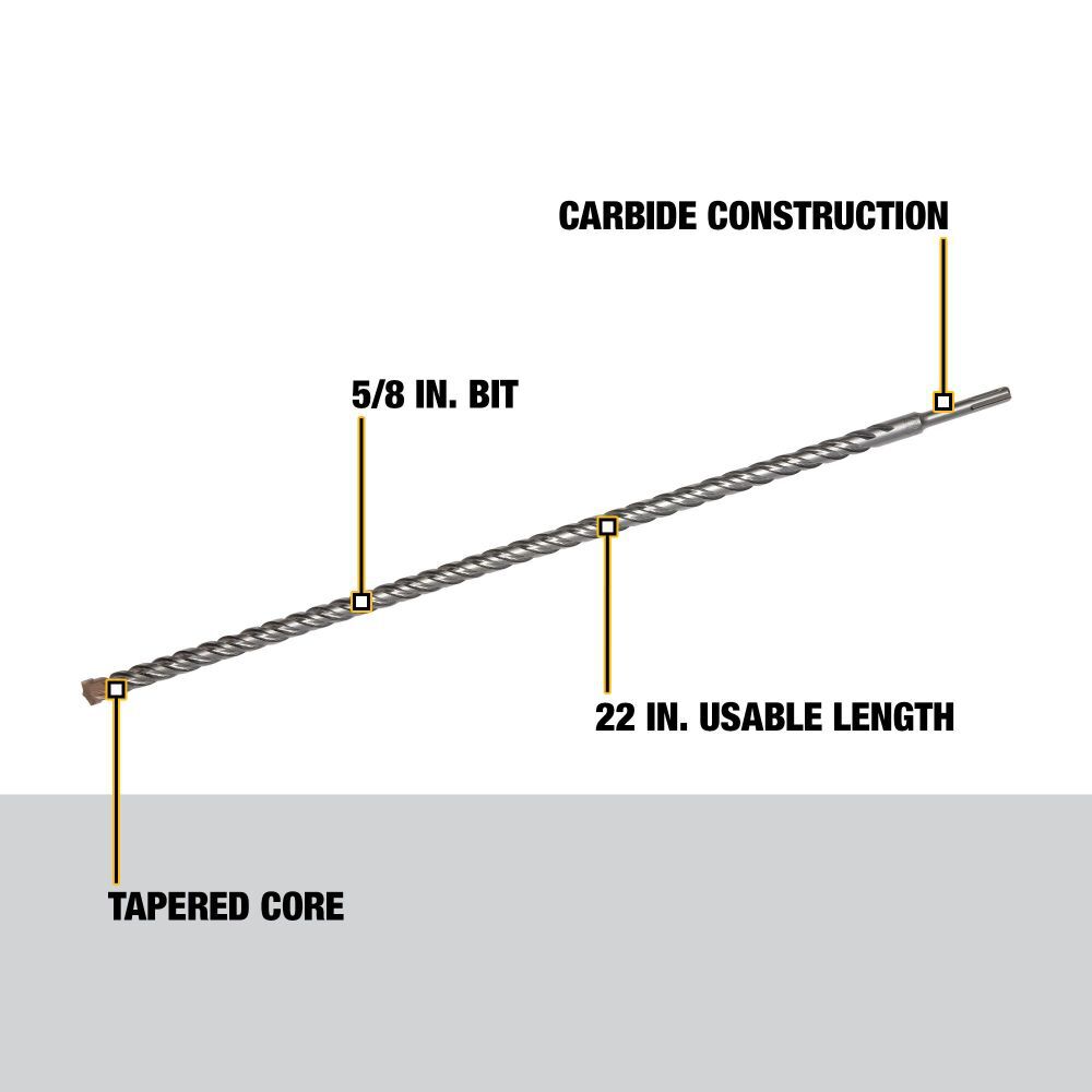 DeWalt DW5449 5/8 x 22 x 24 SDS+ 2C