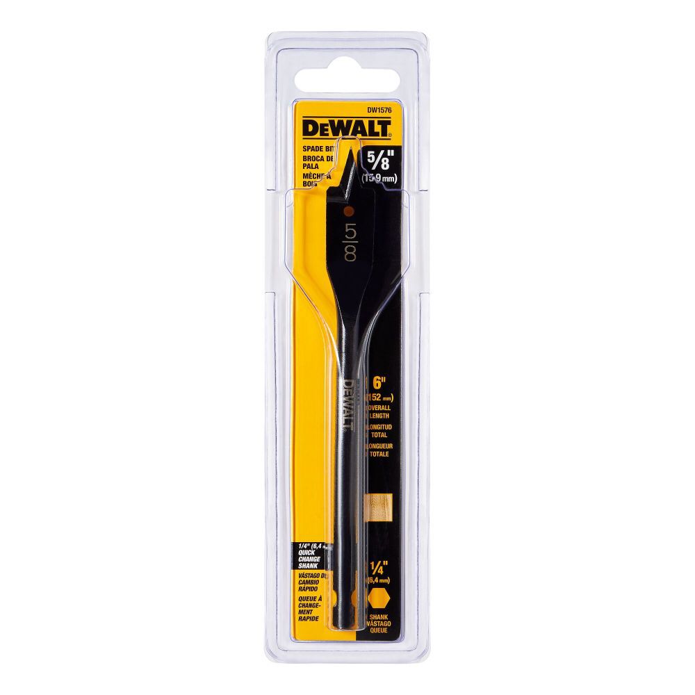 DeWalt DW1576 5/8IN X 6IN WOOD BORING BIT