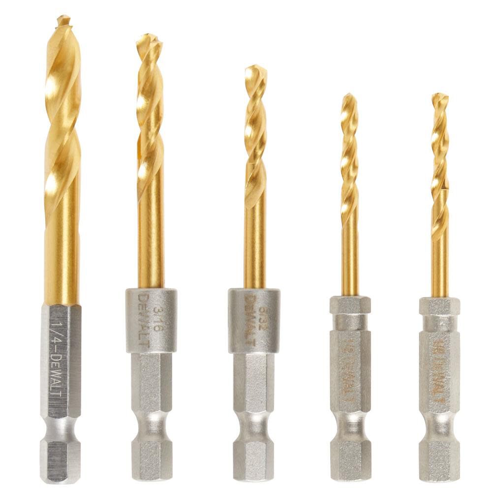 DeWalt DD5155 5 PC TITANIUM IR SET