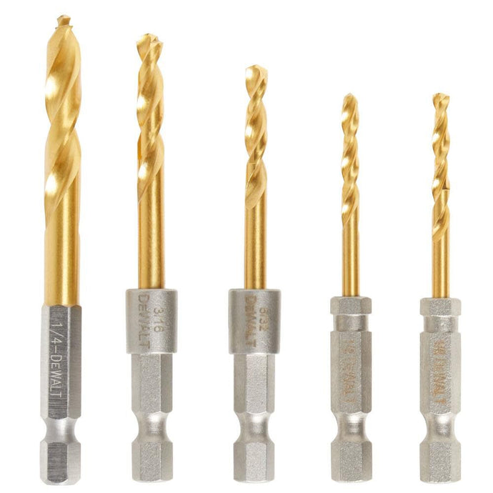 DeWalt DD5155 5 PC TITANIUM IR SET