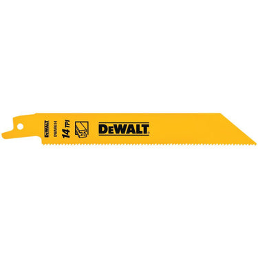 DeWalt DW4808 6IN 14TPI STGT BK BLD-5PK