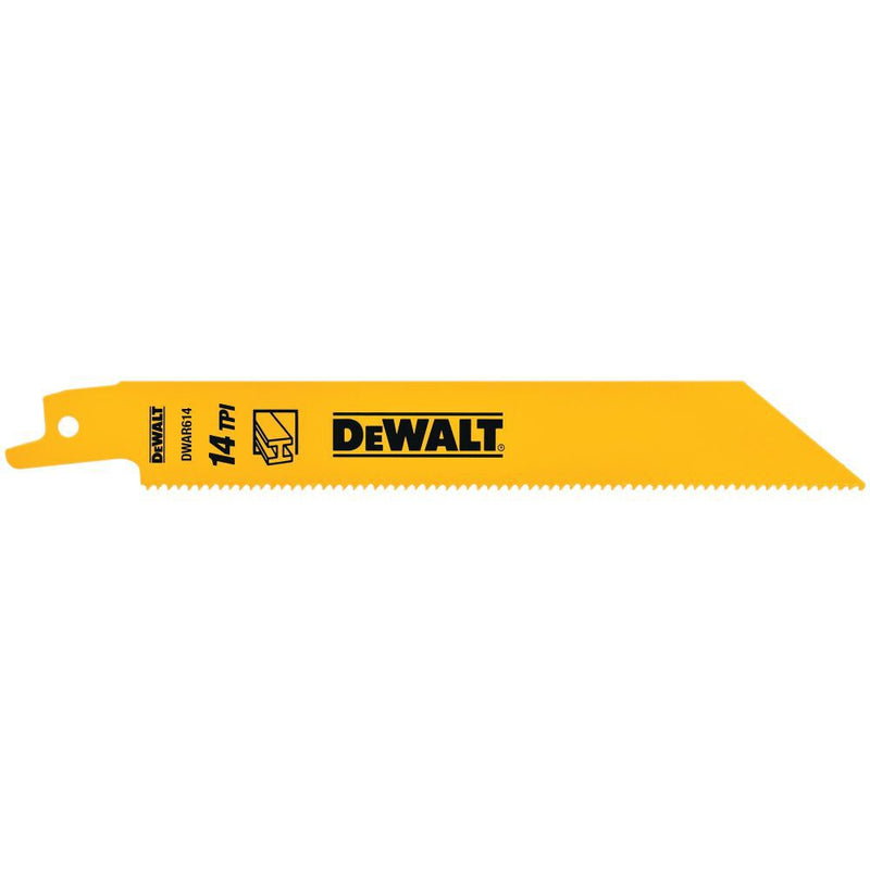DeWalt DW4808 6IN 14TPI STGT BK BLD-5PK