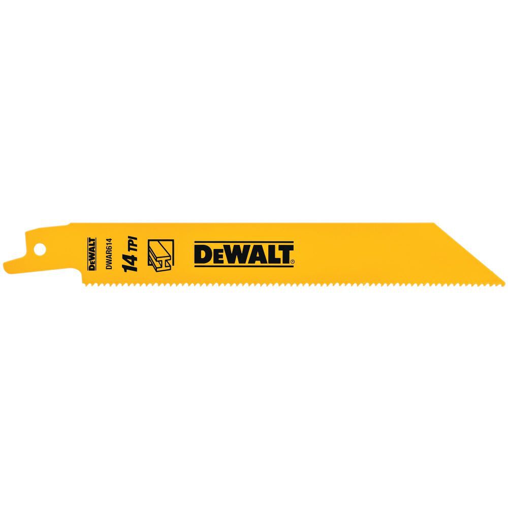 DeWalt DW4808B25 6IN 14TPI STGT BK BLD-25
