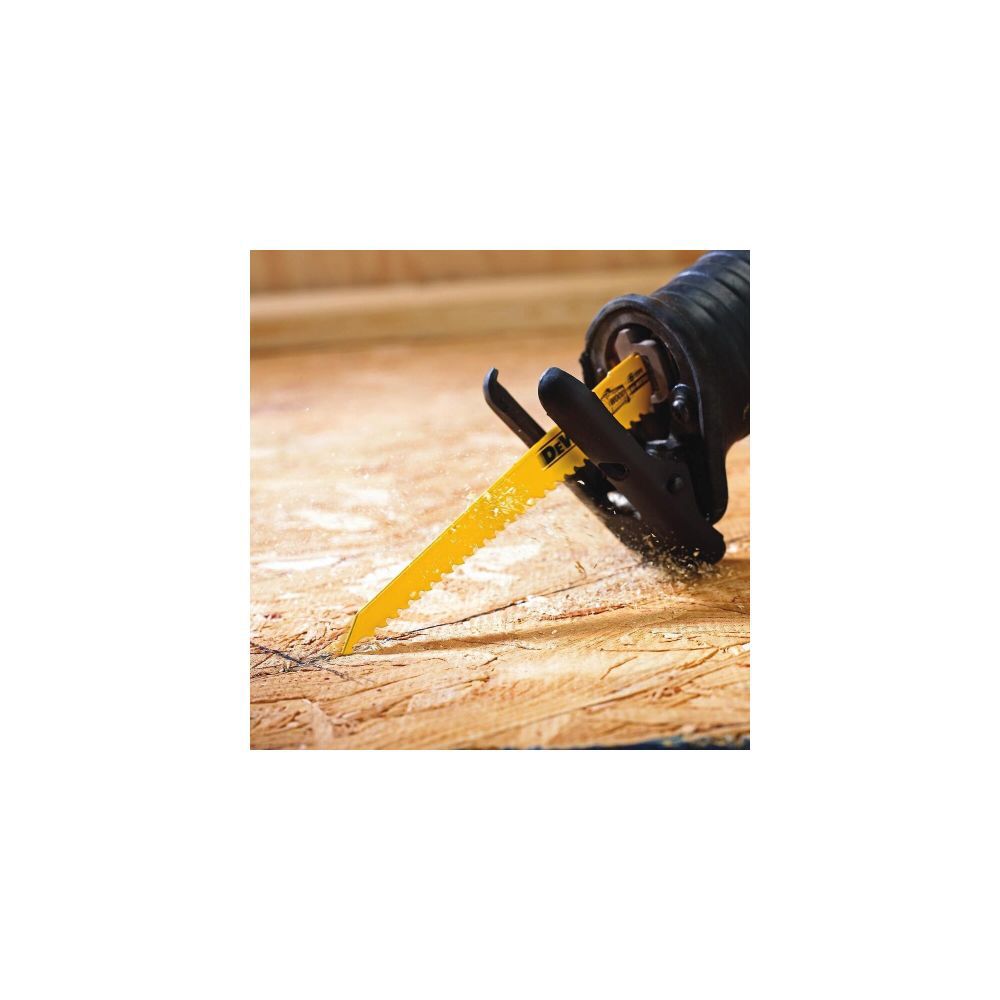 DeWalt DW4801 6IN 4TPI TAPER BK BLD-5PK